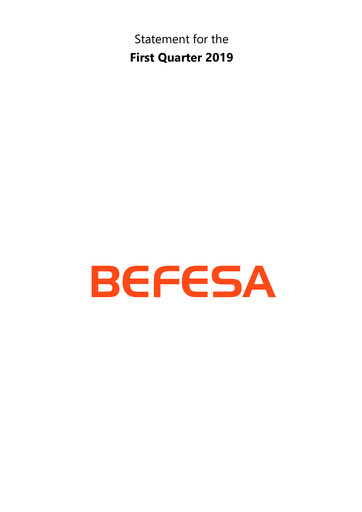 Thumbnail Befesa Quarterly Report 2019-q1