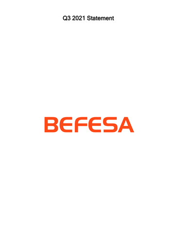 Thumbnail Befesa Quarterly Report 2021-q3