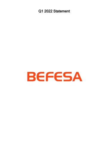 Thumbnail Befesa Quarterly Report 2022-q1