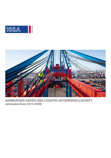 Thumbnail Hamburger Hafen
 Financial Statement 2014