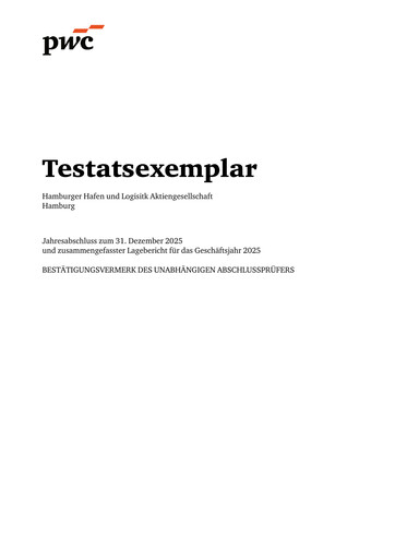 Thumbnail Hamburger Hafen
 Financial Statement 2025