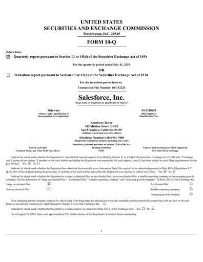 Thumbnail Salesforce Quarterly Report 2025-2026-q2