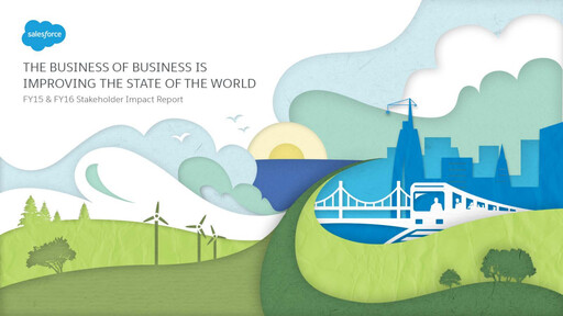 Thumbnail Salesforce Sustainability Report 2015-2016