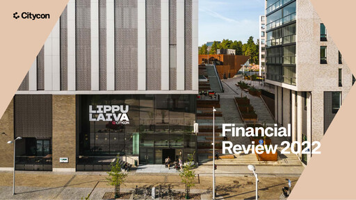 Thumbnail Citycon Annual Report 2022