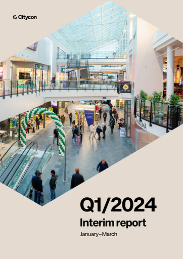 Thumbnail Citycon Quarterly Report 2024-q1