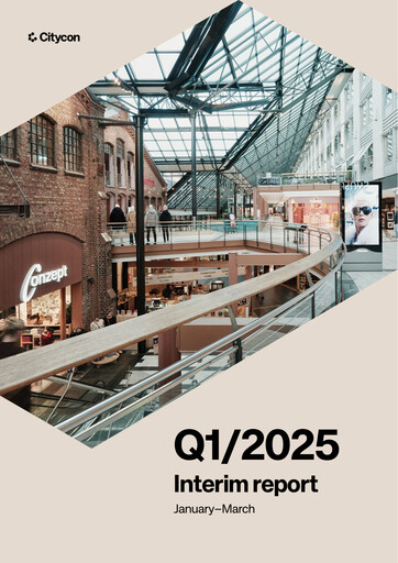 Thumbnail Citycon Quarterly Report 2025-q1