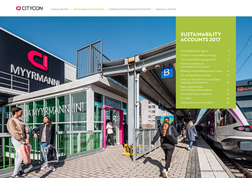 Thumbnail Citycon Sustainability Report 2017