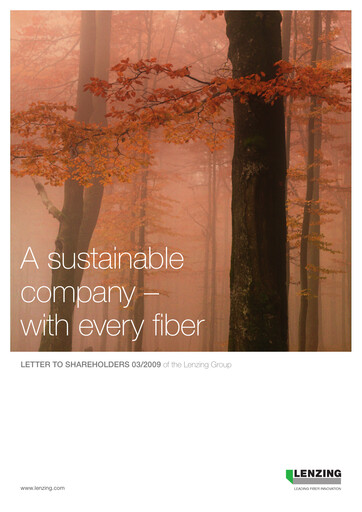 Thumbnail Lenzing

 Quarterly Report 2009-q3