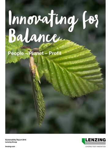 Thumbnail Lenzing

 Sustainability Report 2016