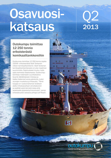 Thumbnail Outokumpu Quarterly Report 2013-q2