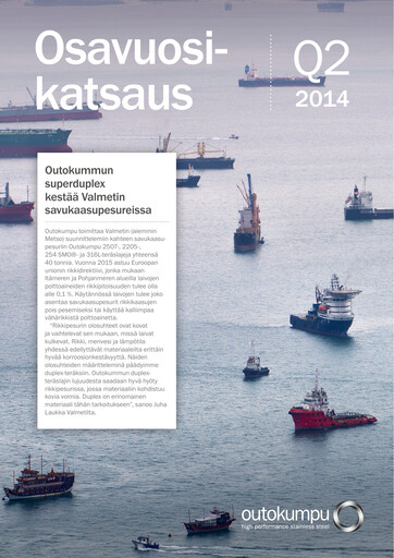 Thumbnail Outokumpu Quarterly Report 2014-q2