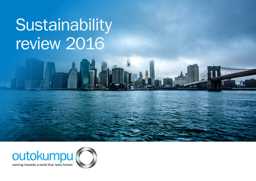 Thumbnail Outokumpu Sustainability Report 2016