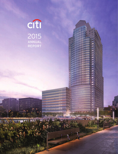 Miniature Citigroup Rapport annuel 2015