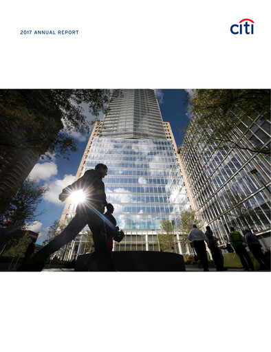 Miniature Citigroup Rapport annuel 2017