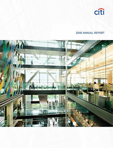 Miniature Citigroup Rapport annuel 2018