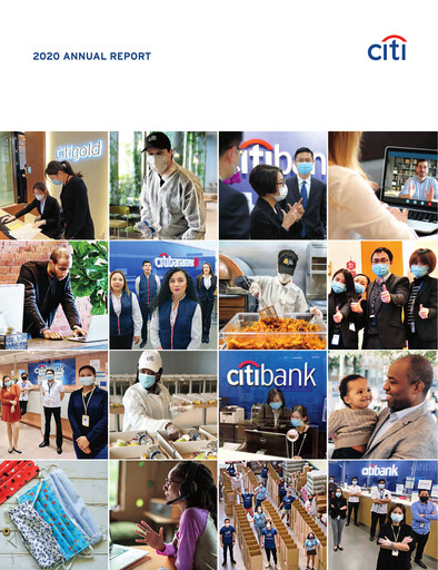 Miniature Citigroup Rapport annuel 2020