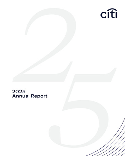 Miniature Citigroup Rapport annuel 2025
