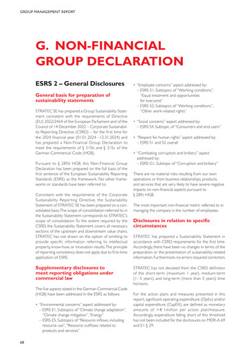 Thumbnail STRATEC ESG Report 2024