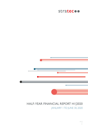 Miniature STRATEC Rapport semestriel 2020-h1