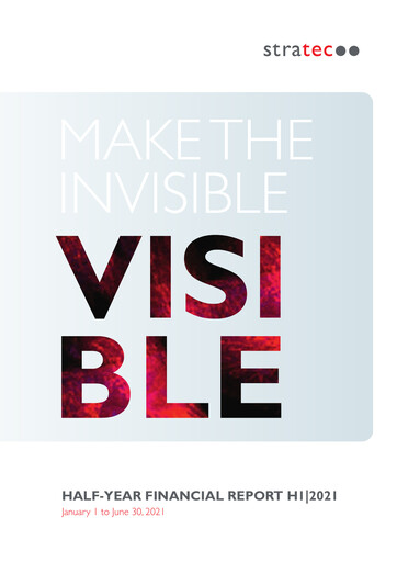 Miniature STRATEC Rapport semestriel 2021-h1