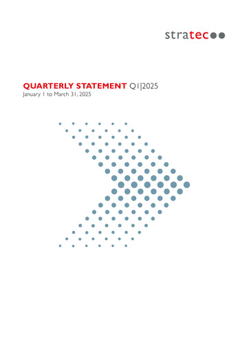 Thumbnail STRATEC Quarterly Report 2025-q1