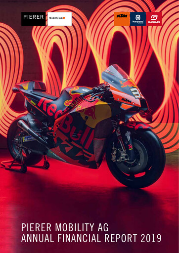 Thumbnail PIERER Mobility
 Financial Statement 2019