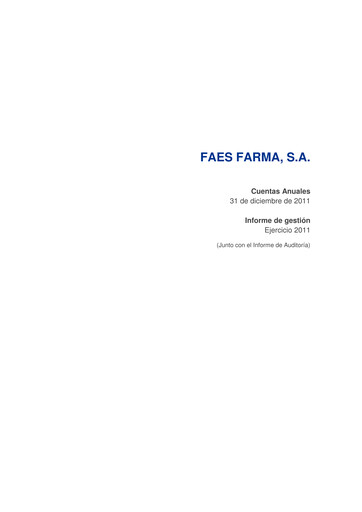 Thumbnail Faes Farma Financial Statement 2011