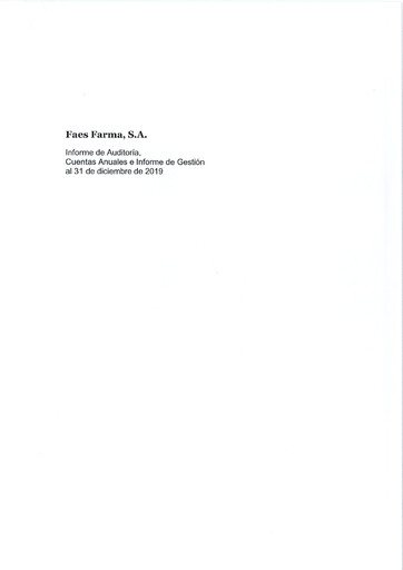 Thumbnail Faes Farma Financial Statement 2019