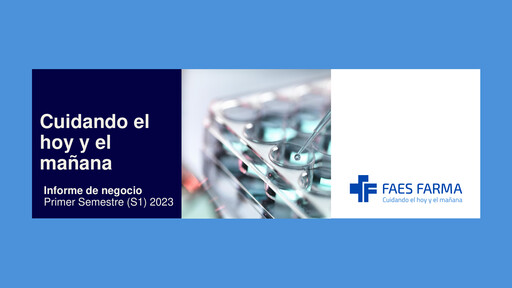 Thumbnail Faes Farma Half-year Report 2023-h1