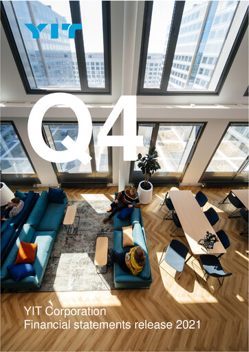 Miniature YIT Rapport financier 2021