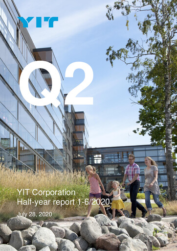 Miniature YIT Rapport semestriel 2020-h1