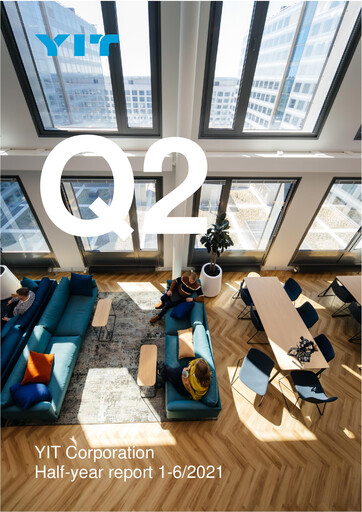 Miniature YIT Rapport semestriel 2021-h1