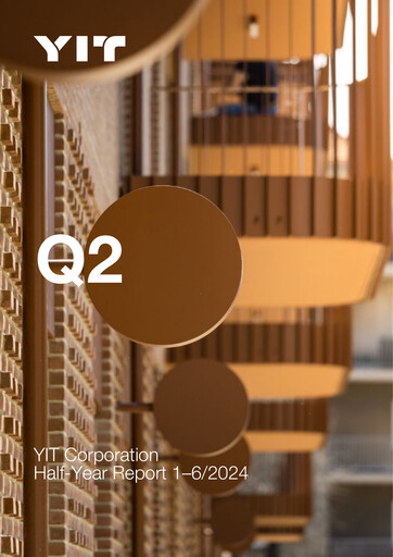 Miniature YIT Rapport semestriel 2024-h1