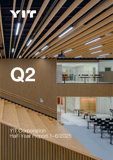 Miniature YIT Rapport semestriel 2025-h1