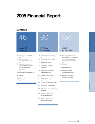 Thumbnail TF1 Financial Report 2005