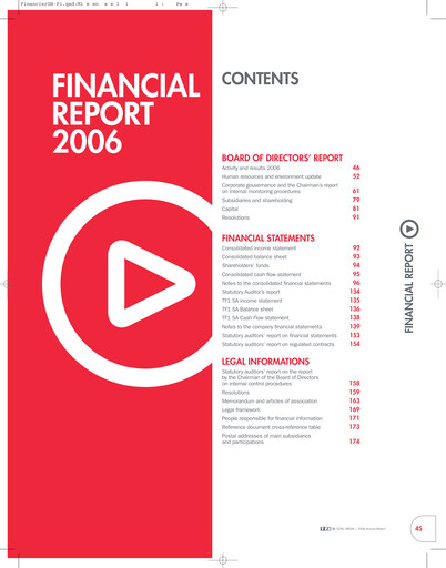Thumbnail TF1 Financial Report 2006