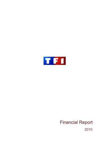 Thumbnail TF1 Financial Report 2010