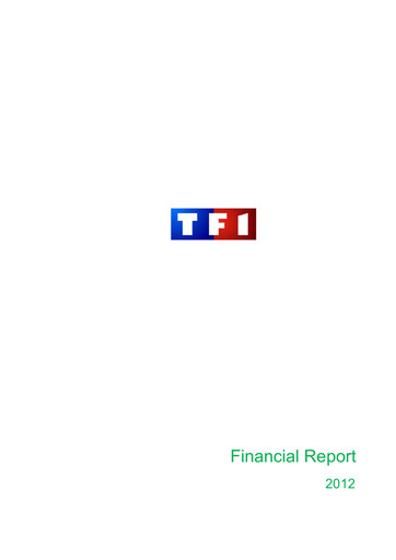 Thumbnail TF1 Financial Report 2012