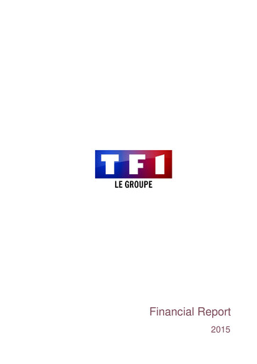 Thumbnail TF1 Financial Report 2015