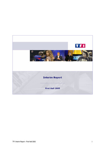 Thumbnail TF1 Half-year Report 2005-h1