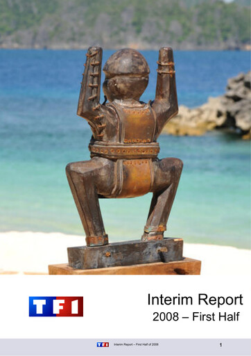 Thumbnail TF1 Half-year Report 2008-h1