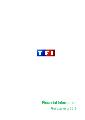 Thumbnail TF1 Quarterly Report 2012-q1