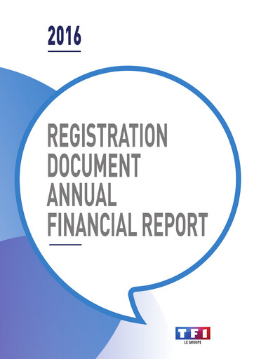Miniature TF1 Document d'enregistrement universel 2016