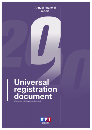 Miniature TF1 Document d'enregistrement universel 2020