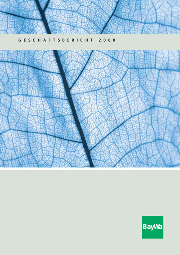 Thumbnail BayWa
 Annual Report 2000