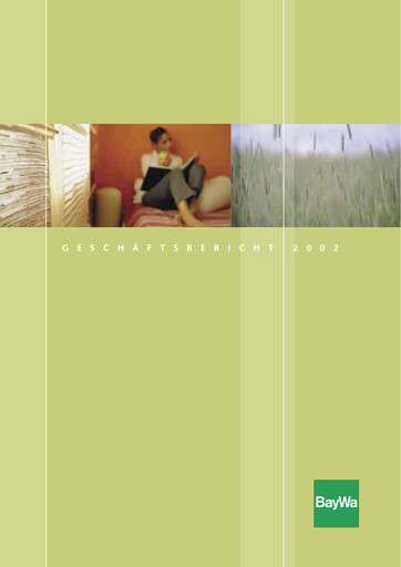 Thumbnail BayWa
 Annual Report 2002