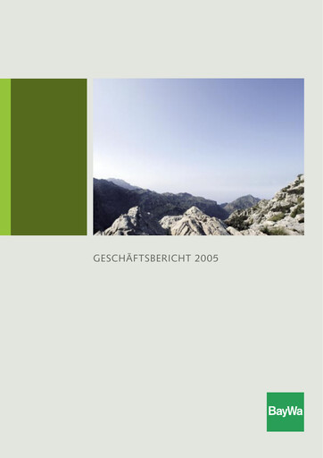 Thumbnail BayWa
 Annual Report 2005