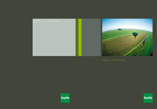 Thumbnail BayWa
 Annual Report 2006