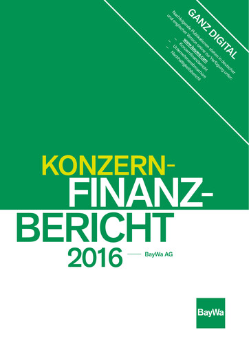 Thumbnail BayWa
 Financial Report 2016