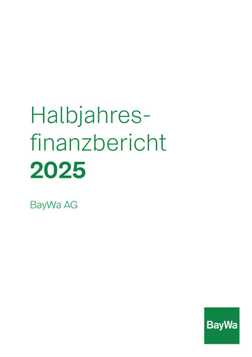 Thumbnail BayWa
 Financial Report 2025-h1